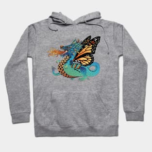 Monarch Butterfly Fire Breathing Dragon Hoodie